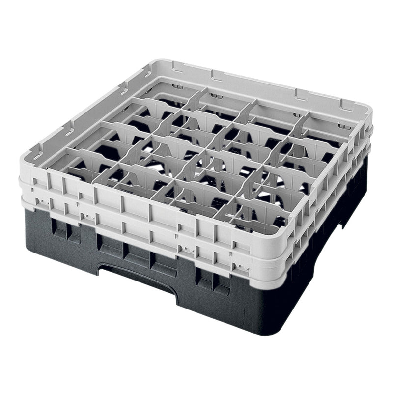 H133mm Black 16 Compartment Camrack