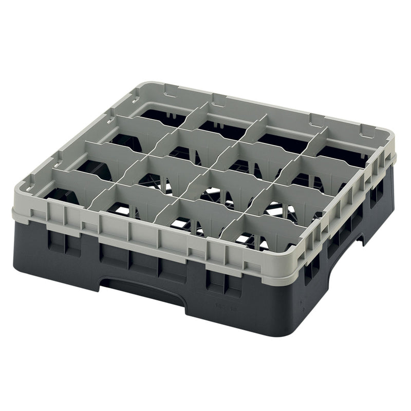 H114mm Black 16 Compartment Camrack