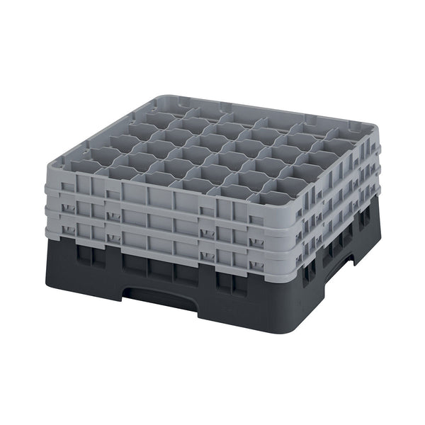 H196mm Black 36 Compartment Camrack