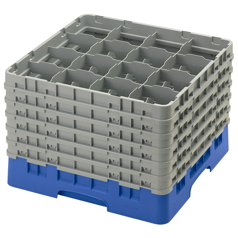 H320mm Blue 16 Compartment Camrack