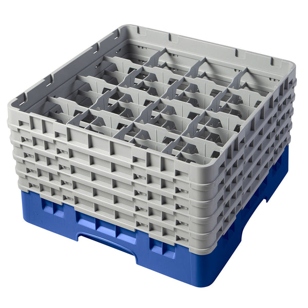 H257mm Blue 16 Compartment Camrack