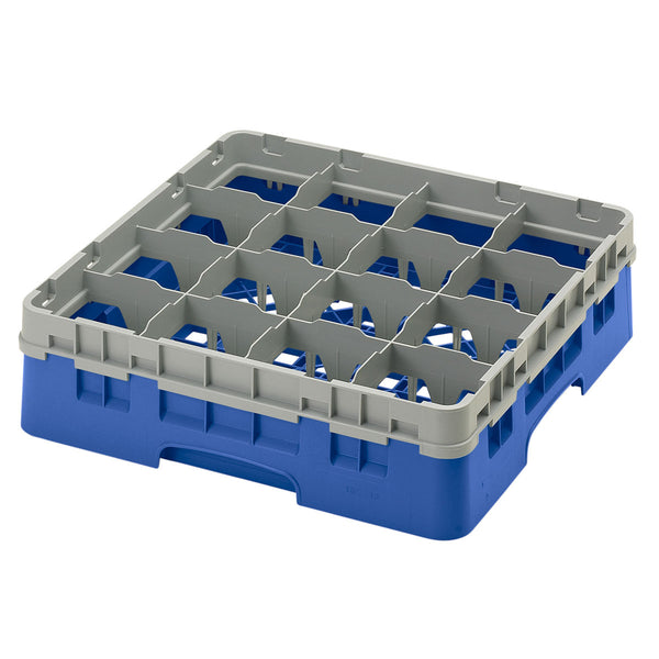 H114mm Blue 16 Compartment Camrack