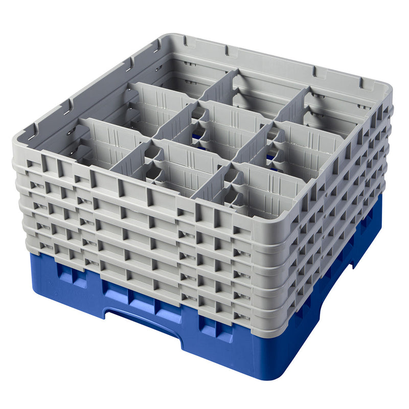 H257mm Blue 9 Compartment Camrack