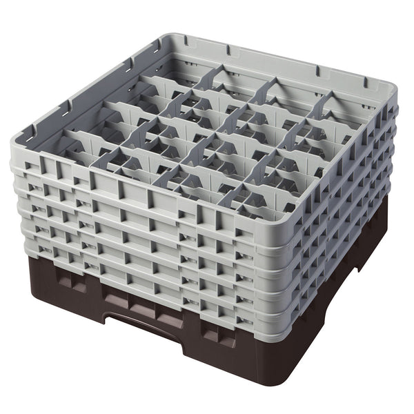 H257mm Brown 16 Compartment Camrack