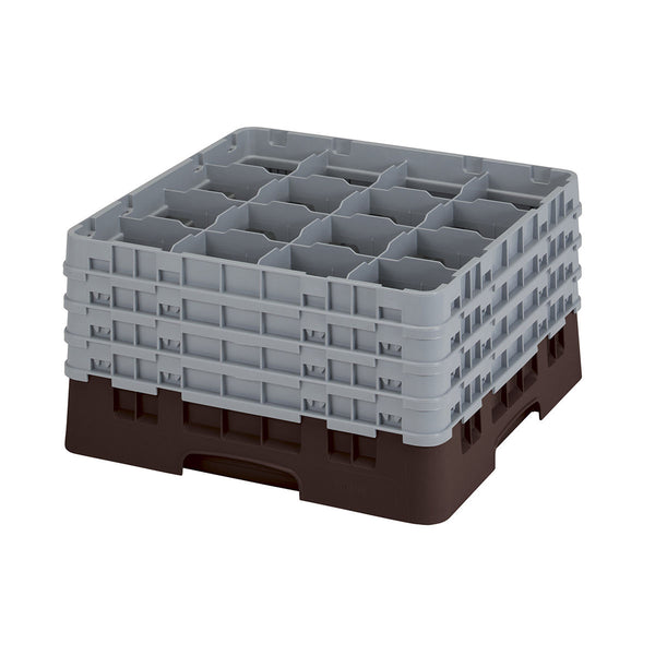 H238mm Brown 16 Compartment Camrack