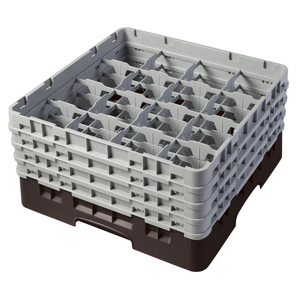 H215mm Brown 16 Compartment Camrack