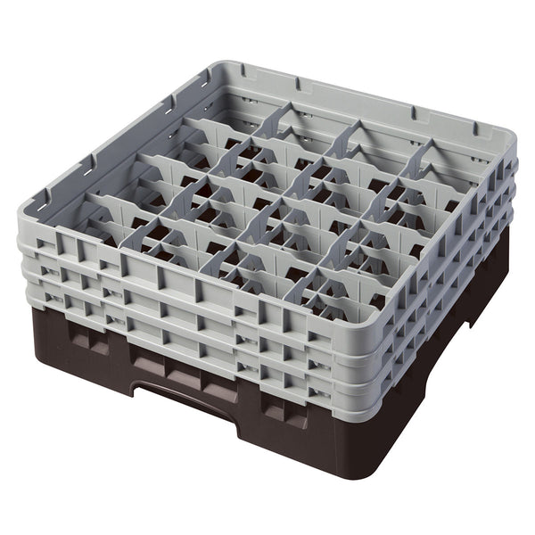 H174mm Brown 16 Compartment Camrack
