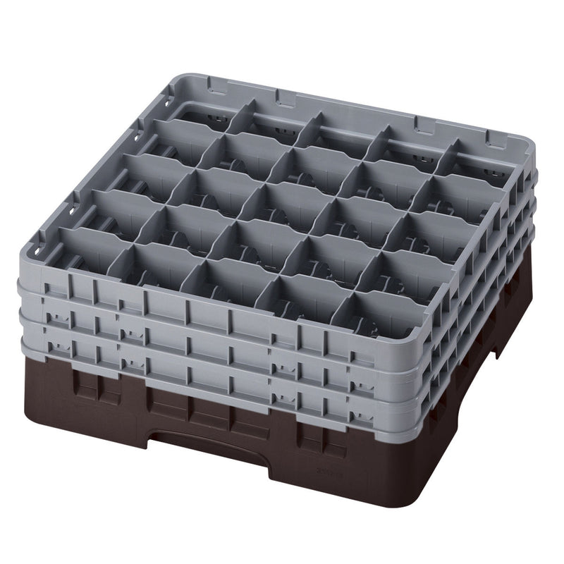 H196mm Brown 25 Compartment Camrack