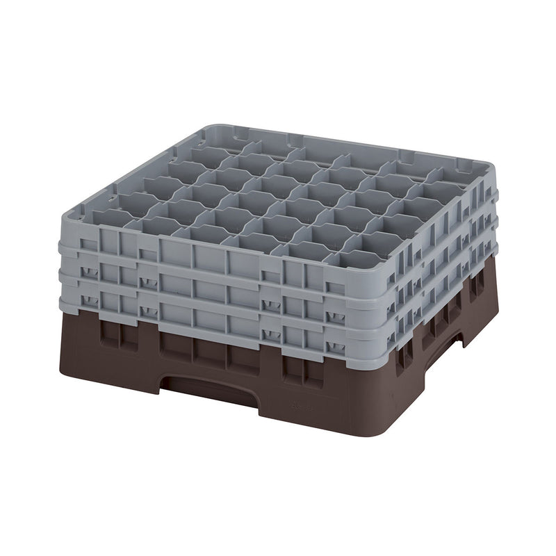 H196mm Brown 36 Compartment Camrack