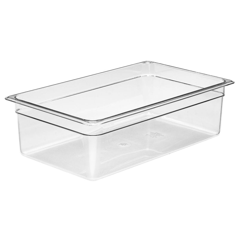 Cambro 150 mm tiefe 1/1 transparente GN-Pfanne aus Polycarbonat 