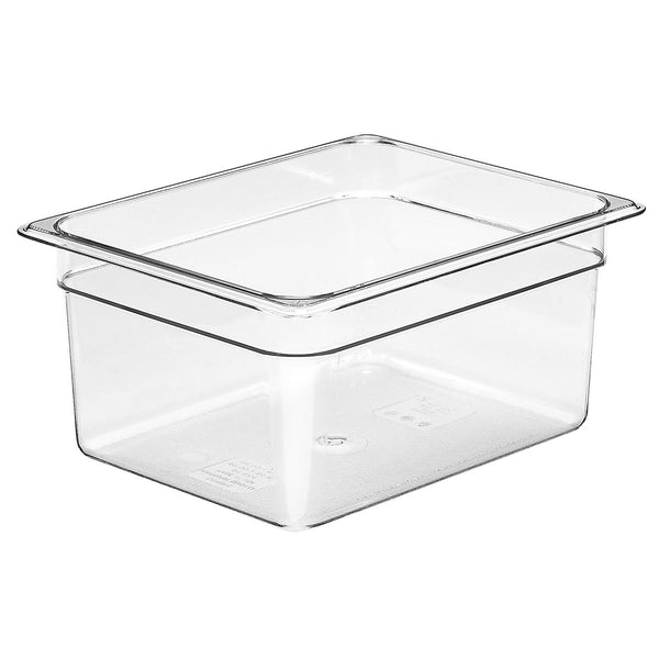 Cambro 150 mm tiefe 1/2 transparente GN-Pfanne aus Polycarbonat 