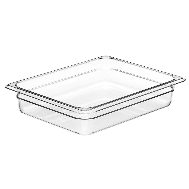 Cambro 65 mm tiefe 1/2 transparente GN-Pfanne aus Polycarbonat 