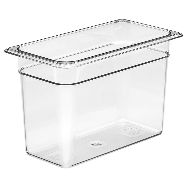 Cambro 200 mm tiefe 1/3 GN-Pfanne aus transparentem Polycarbonat 