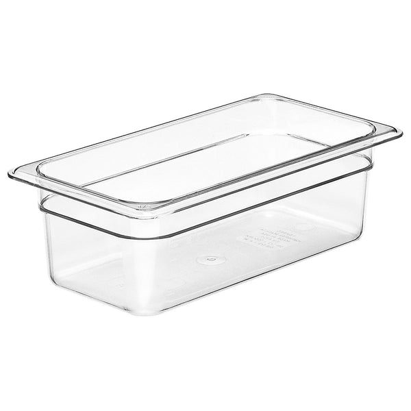 Cambro 100 mm tiefe 1/3 GN-Pfanne aus transparentem Polycarbonat 