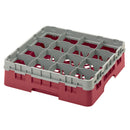 H114 mm Cranberry Camrack mit 16 Fächern