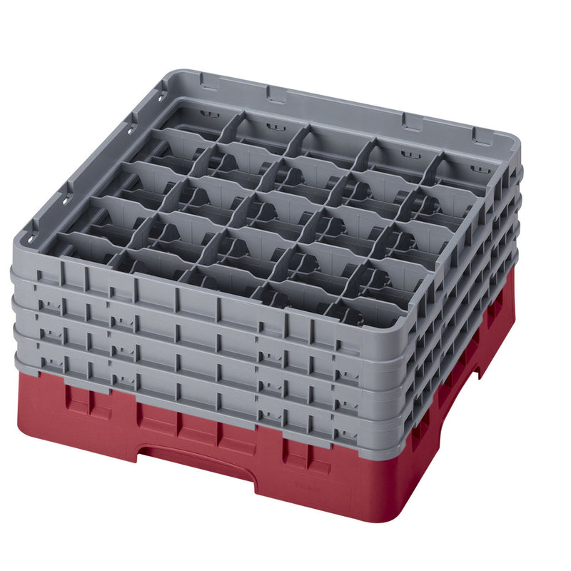 H215mm Cranberry 25 Compartment Camrack