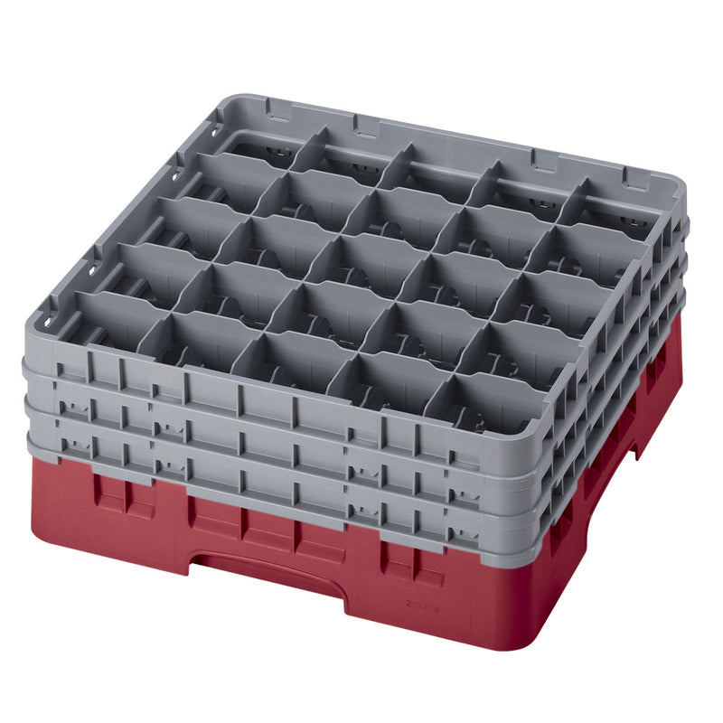 H196mm Cranberry 25 Compartment Camrack