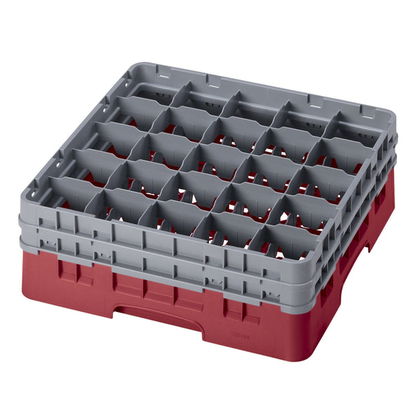 H133mm Cranberry 25 Compartment Camrack