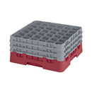 H196mm Cranberry 36 Compartment Camrack