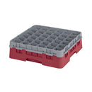 H114mm Cranberry 36 Compartment Camrack