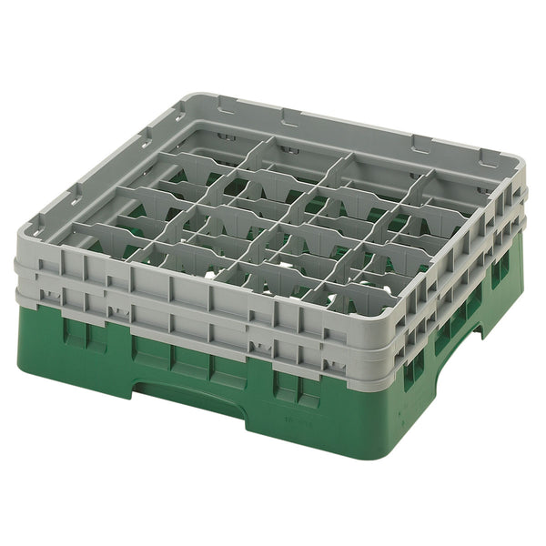 H133mm Green 16 Compartment Camrack