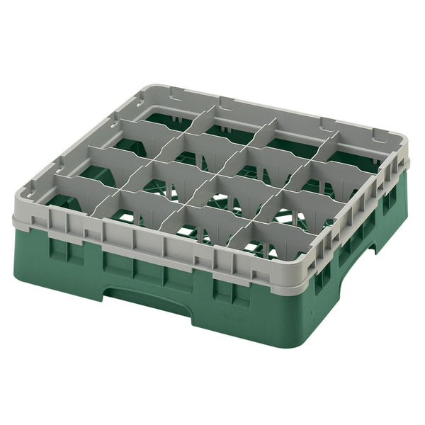 H114mm Green 16 Compartment Camrack