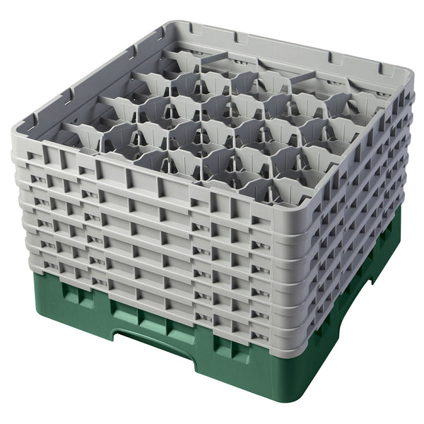 H298mm Green 20 Compartment Camrack