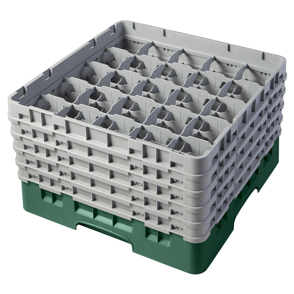 H257mm Green 25 Compartment Camrack