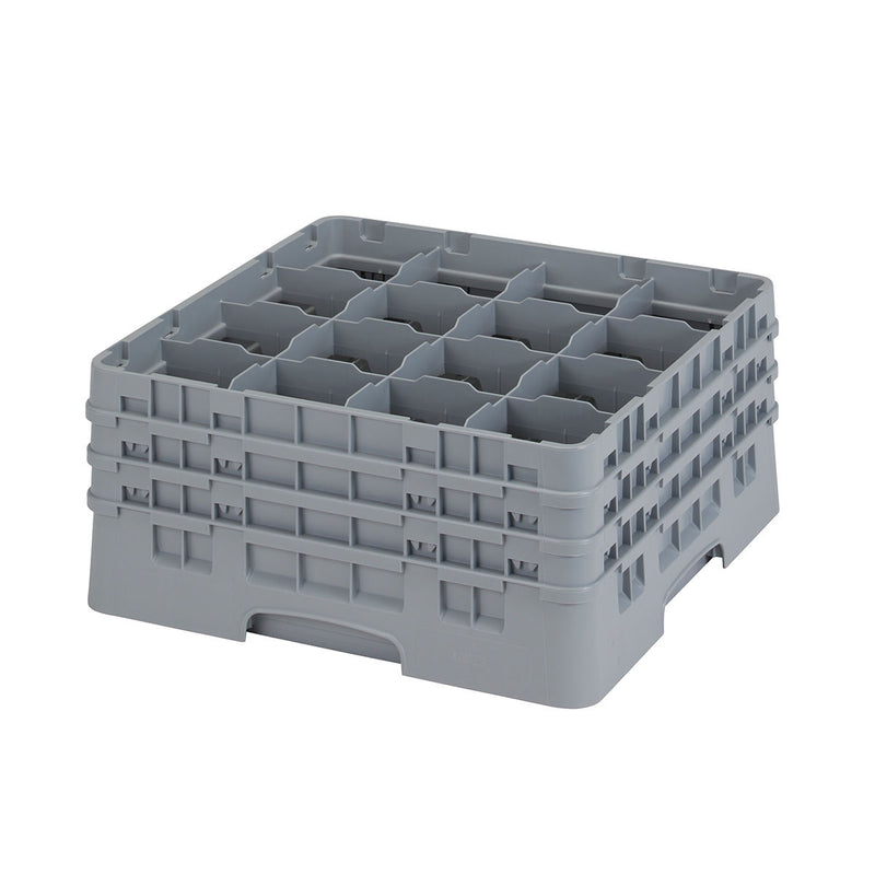 H196mm Grey 16 Compartment Camrack