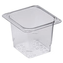 Cambro 127 mm tiefe 1/6 transparente GN-Siebpfanne 
