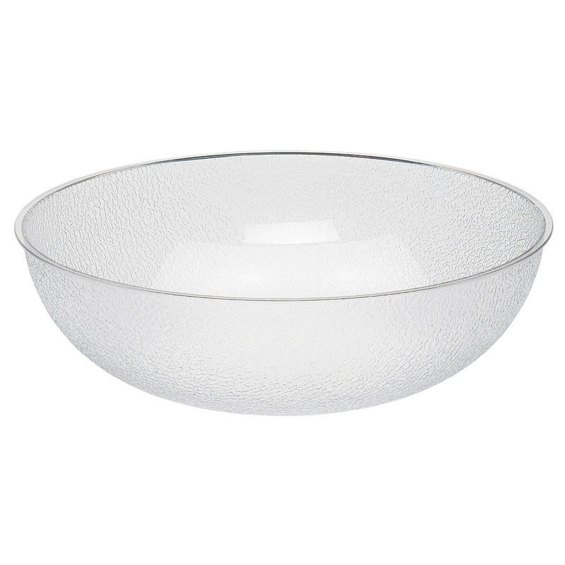19.1L Clear Polycarbonate Pebbled Bowl