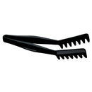 Schwarze abgewinkelte Griffzange 230 mm