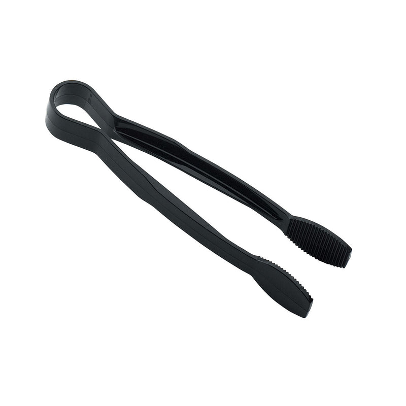 Black Flat Grip Tong 230mm