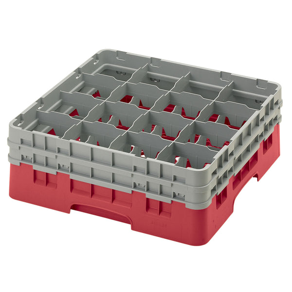 H155mm Red 16 Compartment Camrack