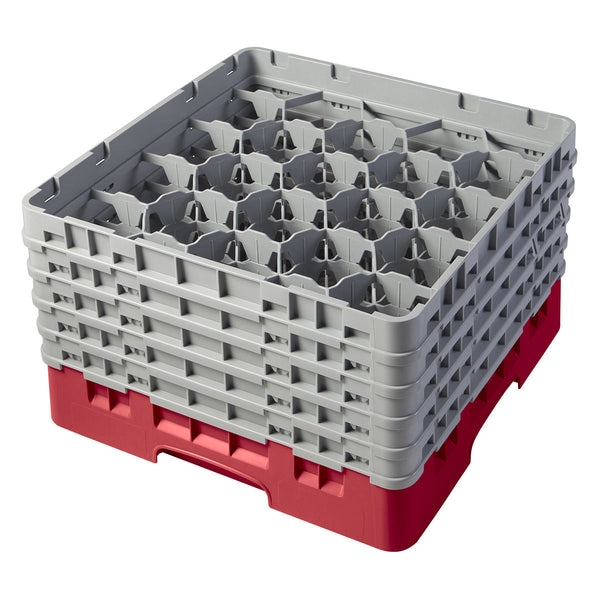 H257mm Red 20 Compartment Camrack