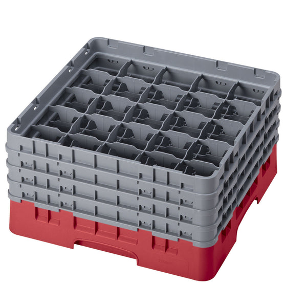 H215mm Red 25 Compartment Camrack