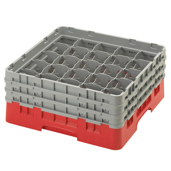 H174mm Red 25 Compartment Camrack