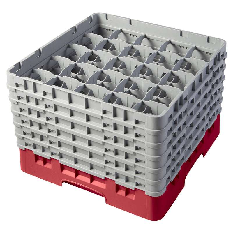 H320mm Red 25 Compartment Camrack