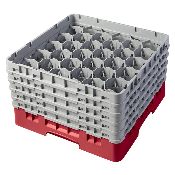 H257mm Red 30 Compartment Camrack