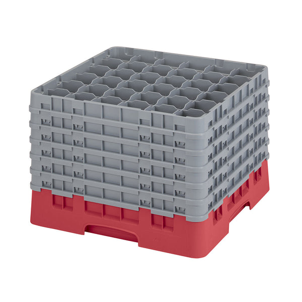 H320mm Red 36 Compartment Camrack