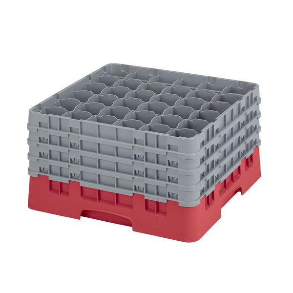 H238mm Red 36 Compartment Camrack