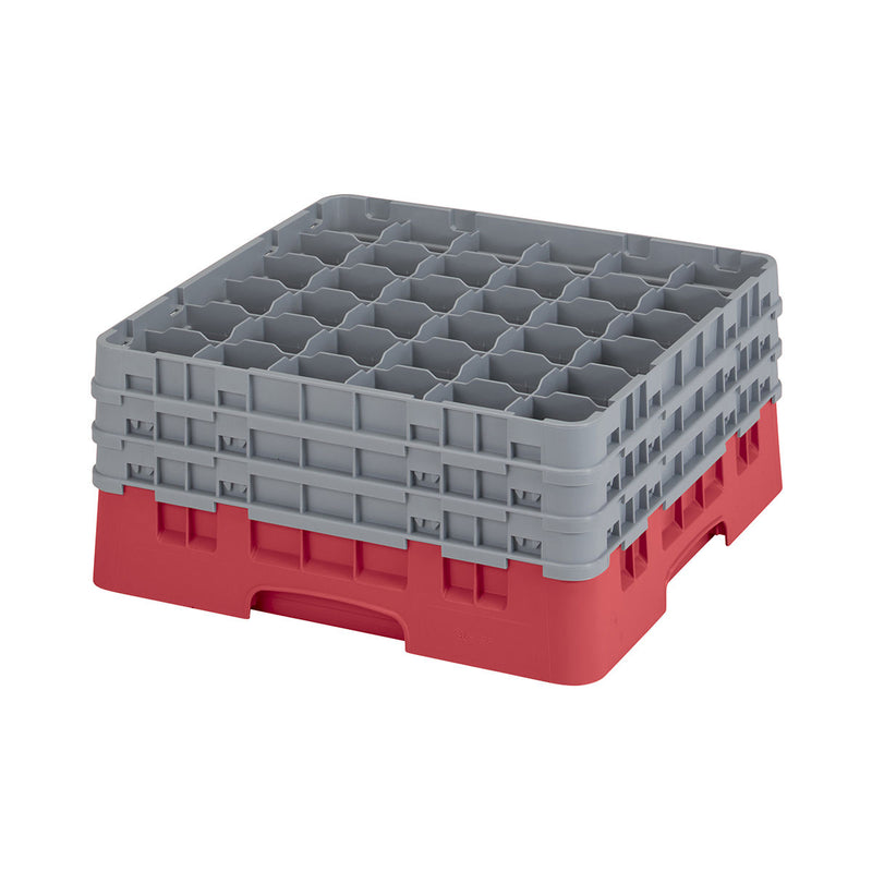 H196mm Red 36 Compartment Camrack