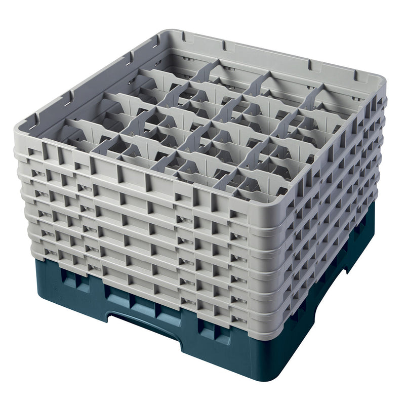 H298mm Teal 16 Compartment Camrack