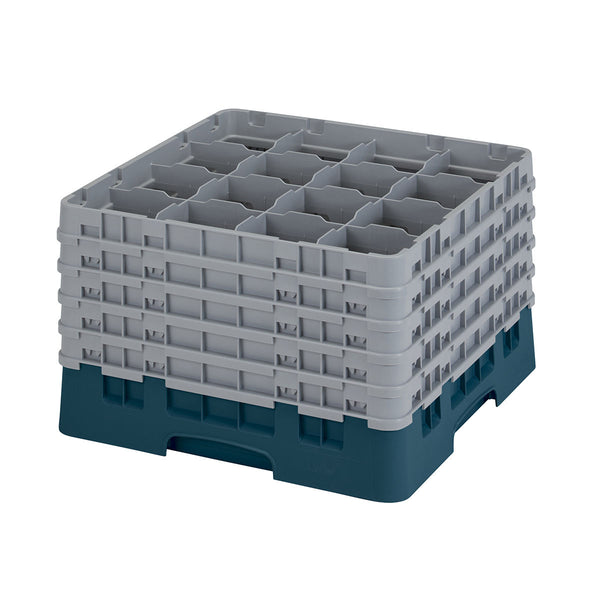 H279mm Teal 16 Compartment Camrack