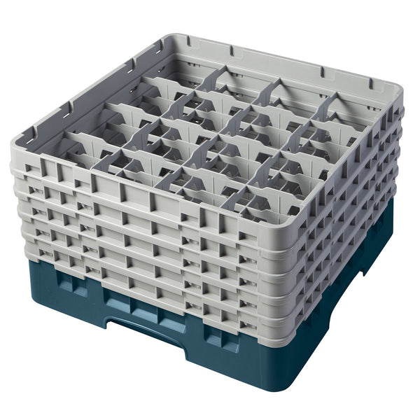 H257mm Teal 16 Compartment Camrack