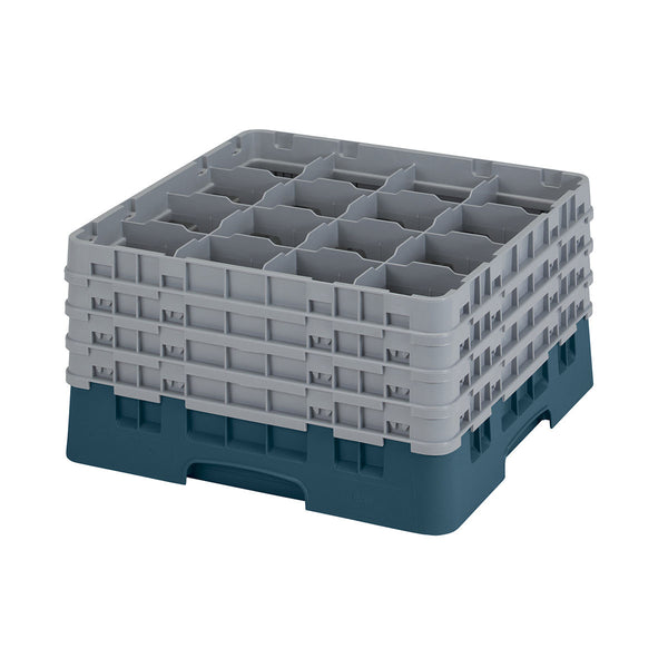 H238mm Teal 16 Compartment Camrack