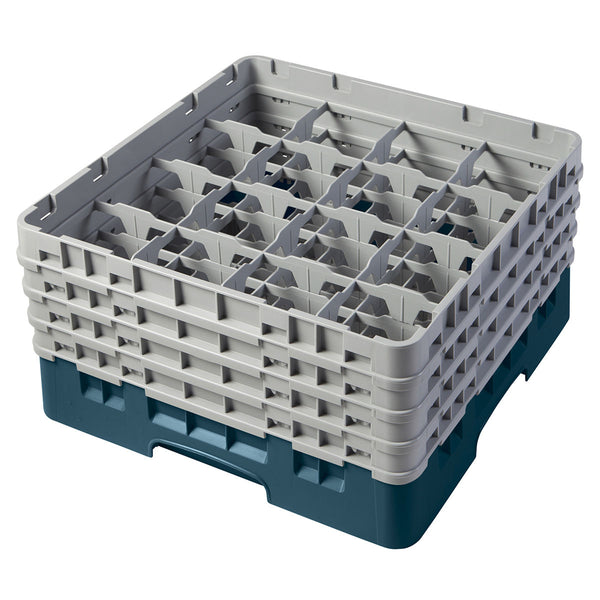 H215mm Teal 16 Compartment Camrack
