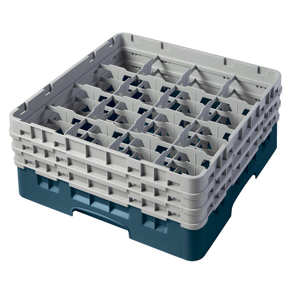 H174mm Teal 16 Compartment Camrack