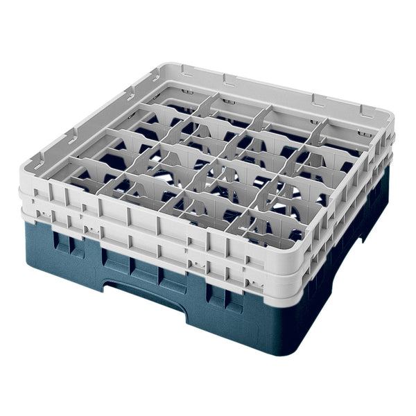 H133mm Teal 16 Compartment Camrack