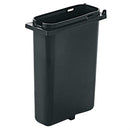 Slim Fountain Jar, 10" Deep Black